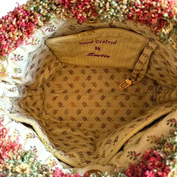 Handcrafted by Martie Yellow/Beige Tote Bag - Picture 7 of 10